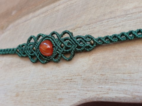 bracelet_macramé_tissage-artisanal_fée_un_rêve_dunkerque_minéraux_cornaline