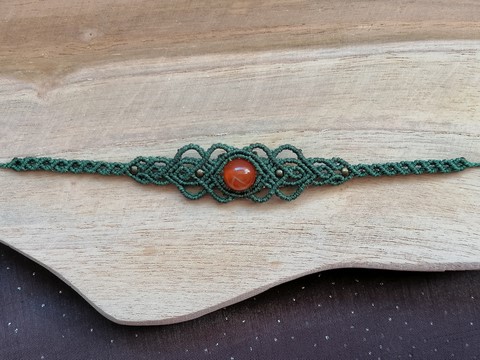 bracelet_macramé_tissage-artisanal_fée_un_rêve_dunkerque_minéraux_cornaline