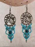 Boucles-d-oreilles-macramé-minéraux-fée-un-rêve-Zoé-obsidienne-dorée-turquoise